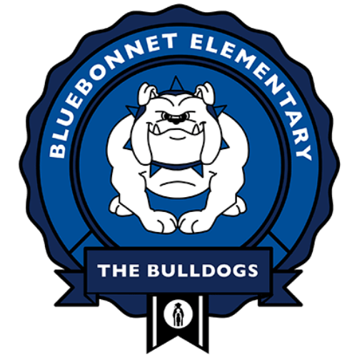Bluebonnet the bulldogs logo