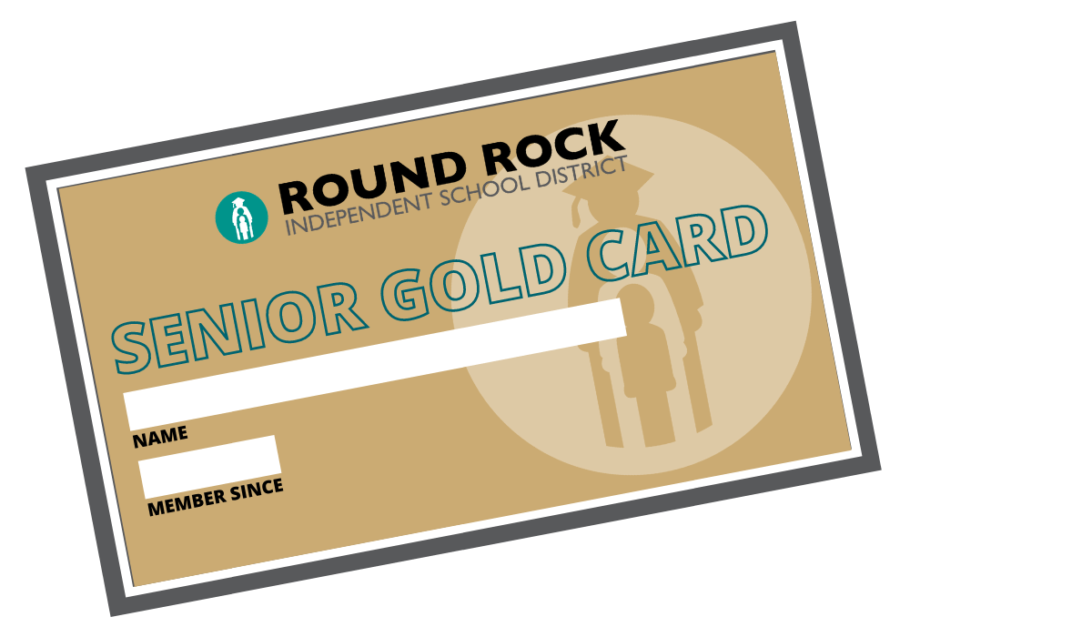 printed example of Senior Gold Card