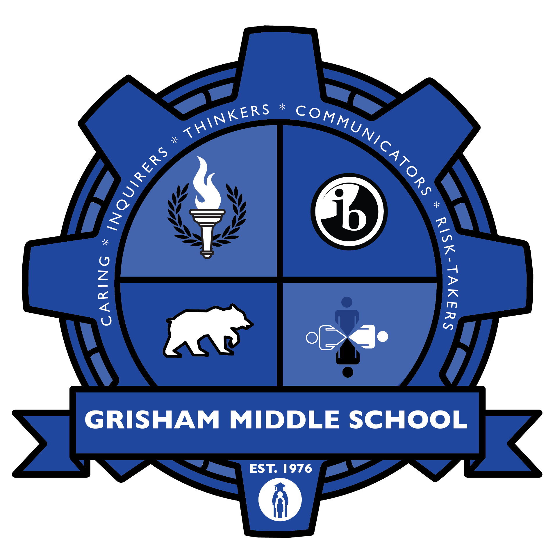 Grisham Middle School Logo