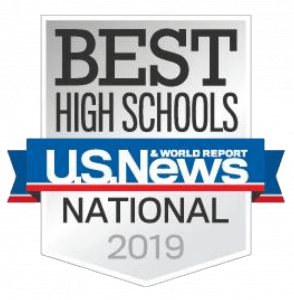 Award logo - best high schools - u.s. news - national 2019