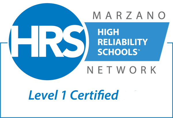 Marzano High Reliability Schools Network, Level 1 Certified